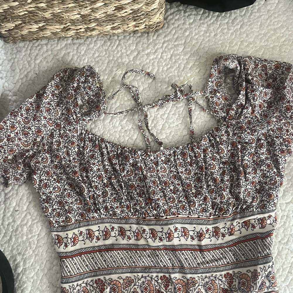 Floral Boho Top